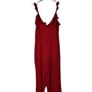 red jumpsuit